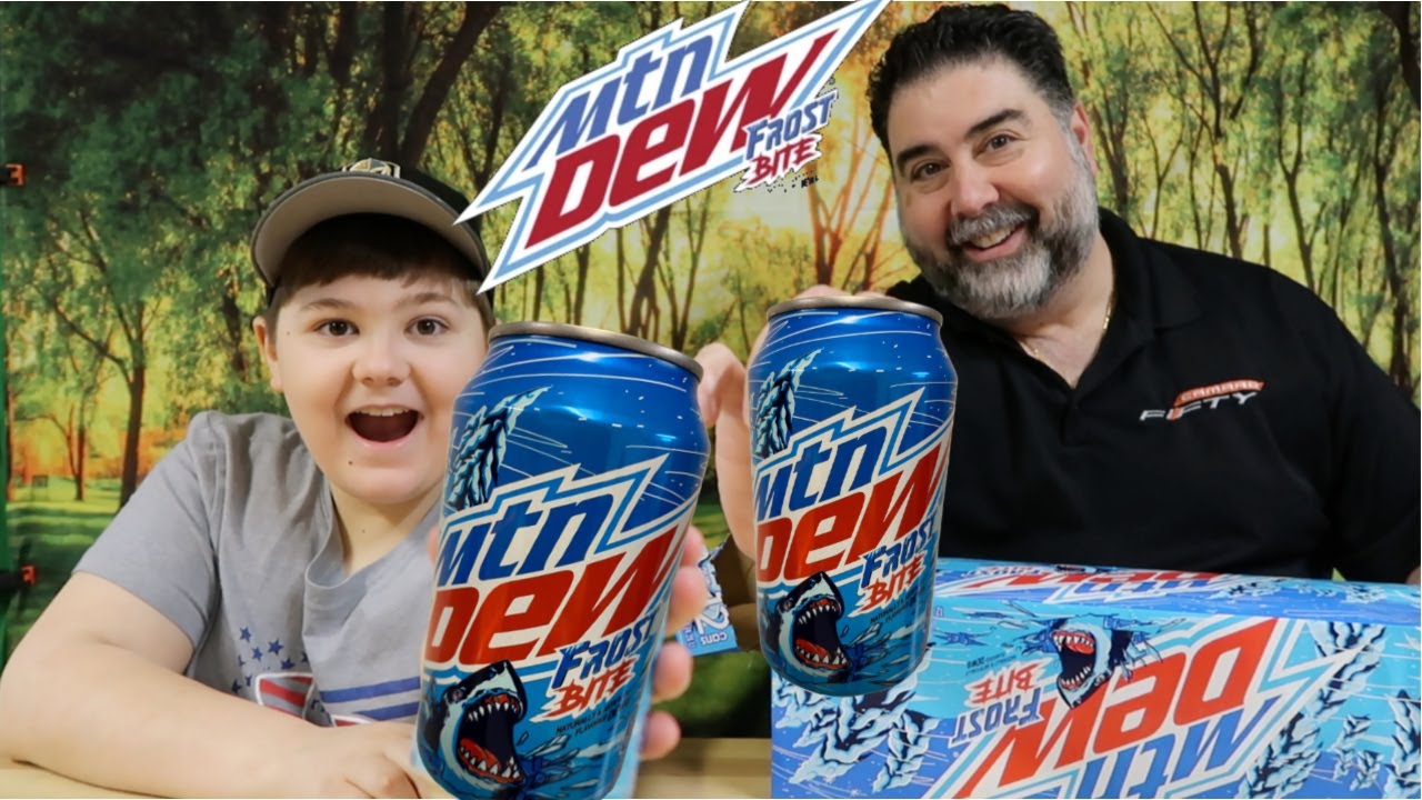 New Mountain Dew Frost Bite Flavor Review Youtube