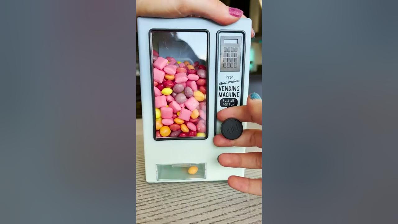 TINY VENDING MACHINE (mini objects that actually work) - YouTube