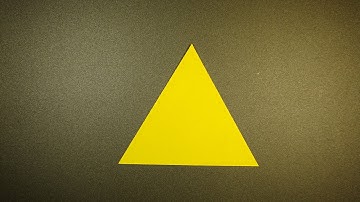 Paper triangular equilateral