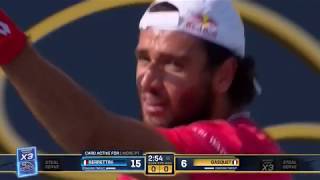 Highlights: Matteo Berrettini d. Richard Gasquet in UTS semifinals