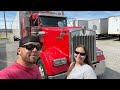 “Lady Driver An Her W900 Studio Sleeper” Info on California Compliant Dry Vans Daily Life OTR