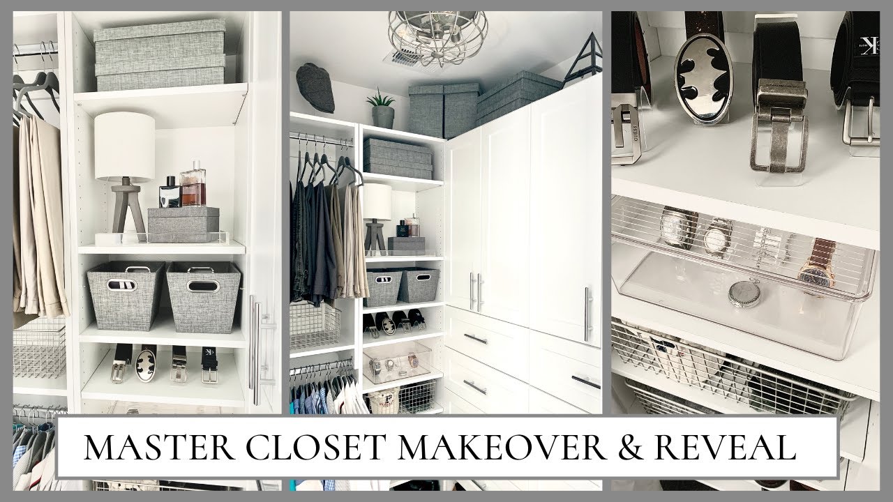 Master Closet Makeover & Reveal