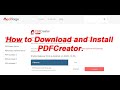 Guide to Downloading and Installing PDFCreator