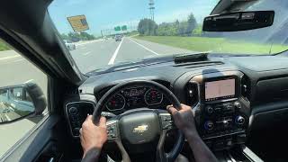 2021 Chevy Silverado 1500 High Country 6.2 POV Test Drive (Driving Impressions, Acceleration)