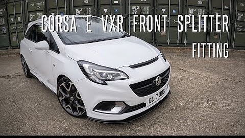 Triple R Composites Vauxhall Corsa E VXR Front Splitter Fitting