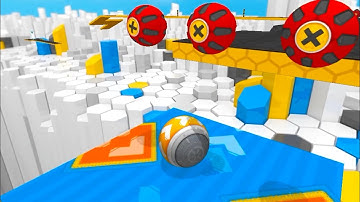 GyroSphere Trails - All Levels 27-28, SpeedRun Gameplay, Android IOS, Amaizing Ball Game, Gyro Ball