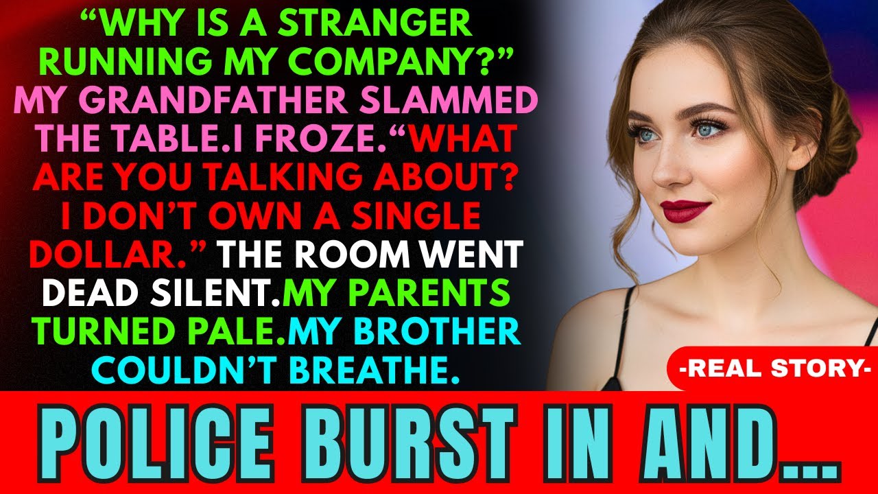 At Christmas Dinner, My Grandfather Accused A Stranger Of Theft—Then The Police Walked In At Once...