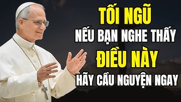 Als u dit elke avond hoort – bid dan onmiddellijk! Paus Leo XIV waarschuwt!