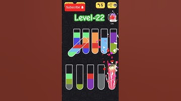 Water Sort Puzzle Level 22 – Smooth Color Flow & Relaxing Challenge