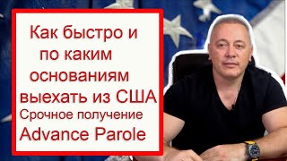 Как быстро получить Advance Parole для выезда из США: Экспресс-гид