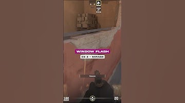 WINDOW FLASH - MIRAGE #cs2 #mirage #shorts