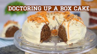 How to turn a CARROT BOX CAKE MIX into a MOIST HOMEMADE CAKE using simple HACKS~ Mansa Queen screenshot 3