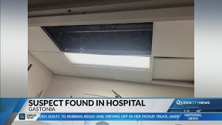 Suspect found hiding in the ceiling of Gastonia hospital