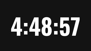 5 Hour - TIMER \& ALARM - 1080p - COUNTDOWN