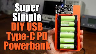 Building a USB TypeC PD Powerbank the Super Simple Way || Testing an Aliexpress PCB!