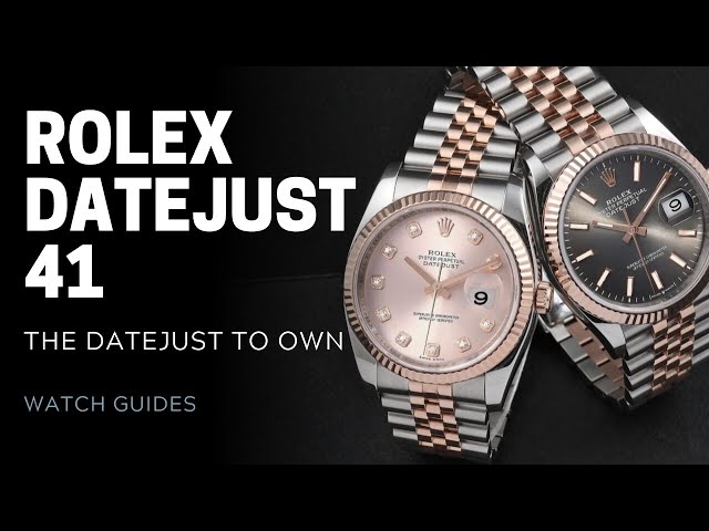 Rolex Datejust 41: Why You Should Get One | SwissWatchExpo [Rolex Watches]