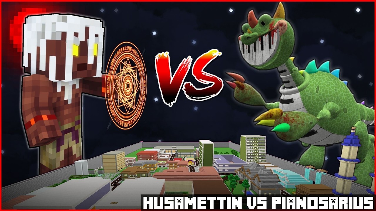 HÜSAMETTİN VS PİANOSARİUS! 😱 - Minecraft ZENGİN FAKİR HAYATI