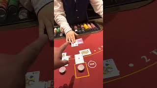Splitting Aces vs 4 @venetianvegas