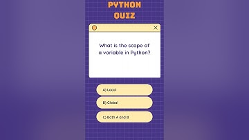 Python Basics : Scope of variable in python . #python #coding #interview