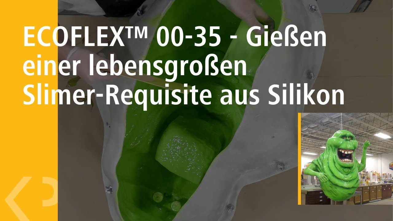 ECOFLEX™ 00-35 - Gießen einer lebensgroßen Slimer-Requisite aus Silikon