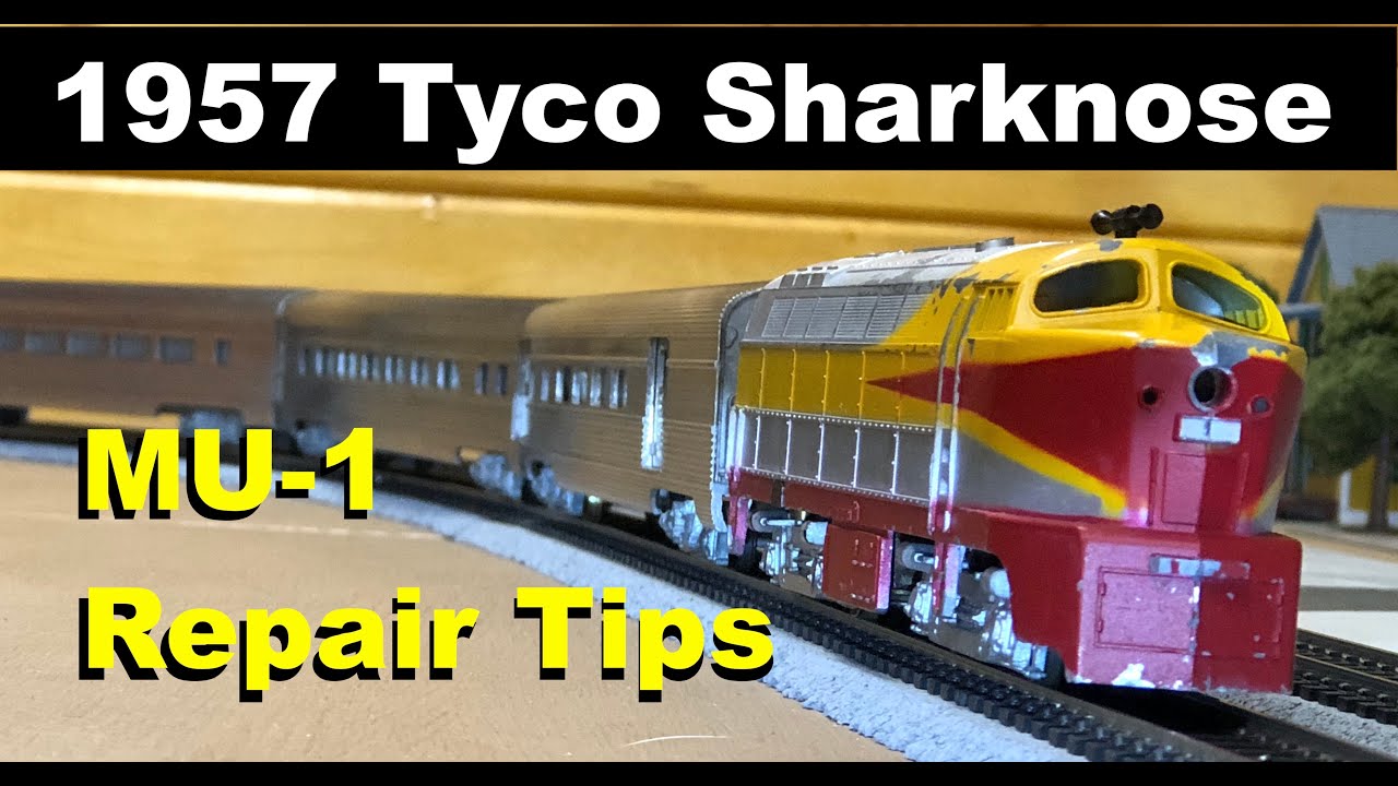 Fixing an Old Cast Tyco Sharknose Loco & Passenger Set.