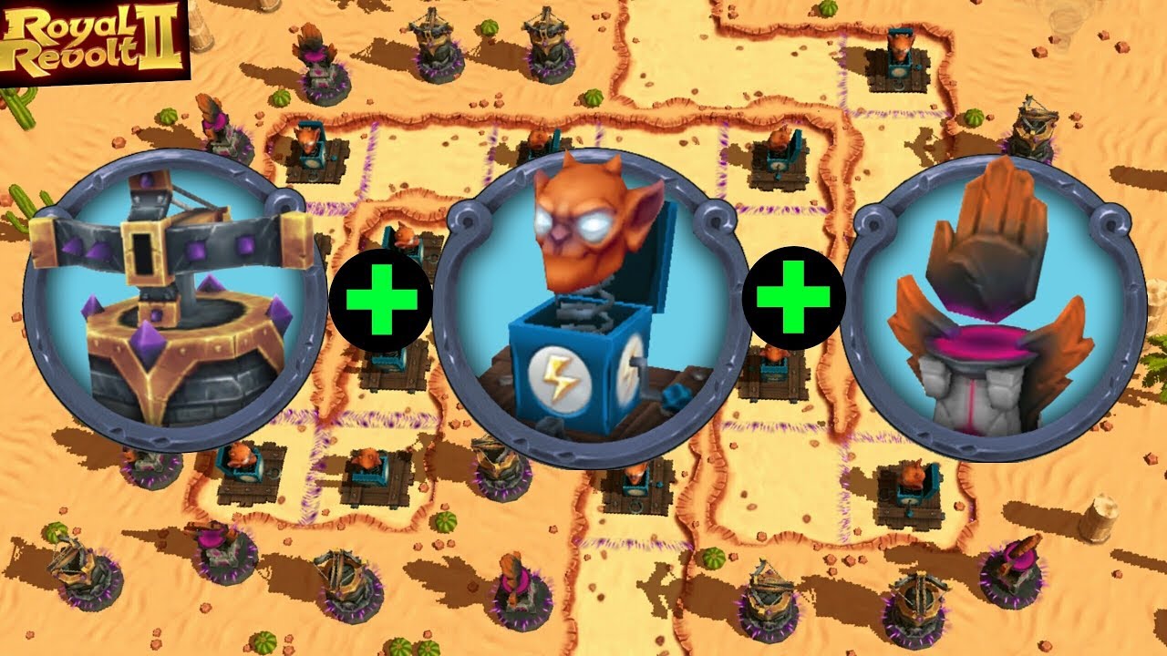 ROYAL REVOLT 2 - FULL PRO BOOSTS DEFENSES (Defeated?)