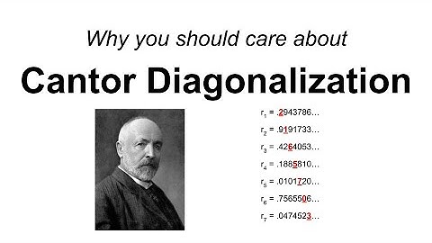 Why care about Cantor Diagonalization?