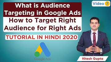 Audience Targeting In Google Ads | Google Ads Audience Targeting In Search, Display, Video Ads 2020
