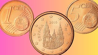 اسعار مجموعه من العملات اليورو سنت  الاسباني 1/2/5/ 1.661.27 بيعة  الف دولار أمريكي
