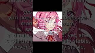 ddlc opinion #justmonika #ddlc #ddlcnatsuki #dokidokiliteratureclub #ytshorts #fyp #yt #fypシ