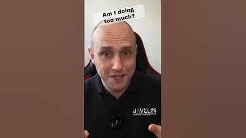 Am I doing too much | #JavelinContent #B2BMarketing #VideoRepurposing