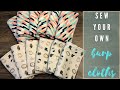 How to Sew Burp Cloths // CHEAP and ABSORBENT