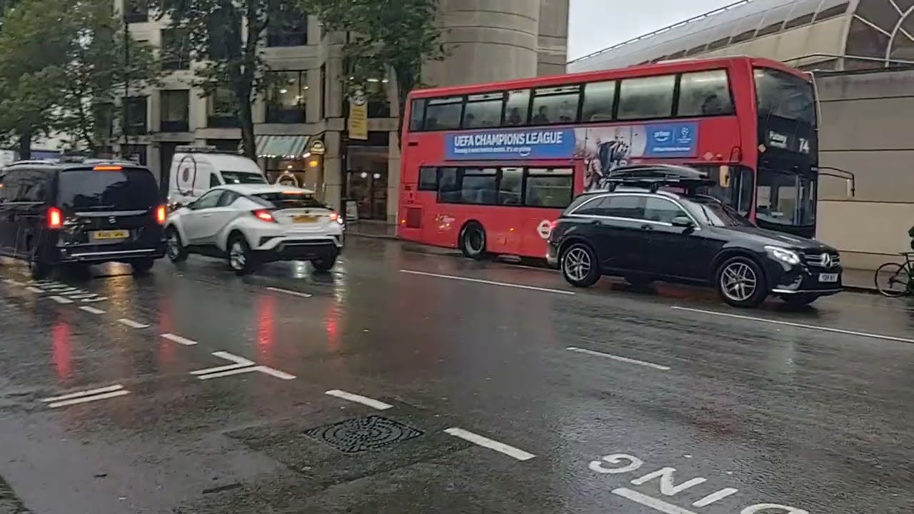 A double Decker ride in Downtown London, England UK