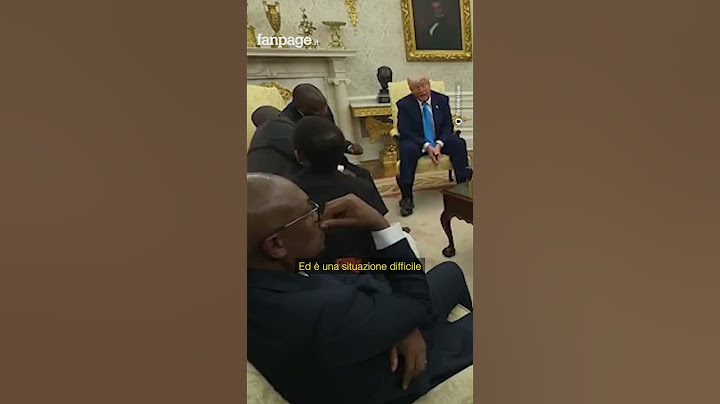 Show di Trump nello Studio Ovale, riceve il presidente sudafricano e lo accusa: “Uccidete i bianchi”
