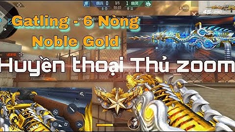 CF Mobile  | 6 Nòng PHA KI LUC 1000 Điểm ZOMBIES Rank | Mạnh Dũng CFM | Game + wechat