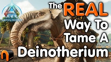 ARK DEINOTHERIUM Taming & Abilities!