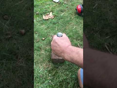 Cutting bricks with