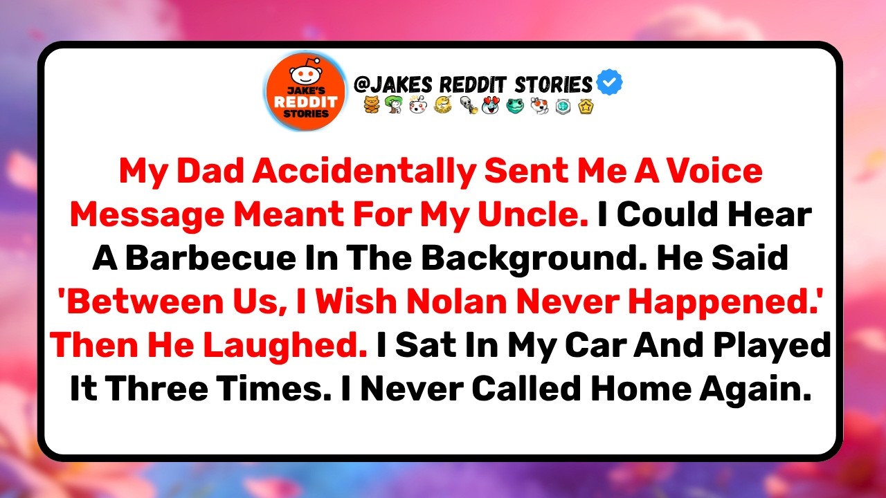 The message came through while I was sitting in my car in a Kroger parking lot, grocery list still glowing on my screen. Nine seconds long. I could hear a barbecue in the background—laughter,...