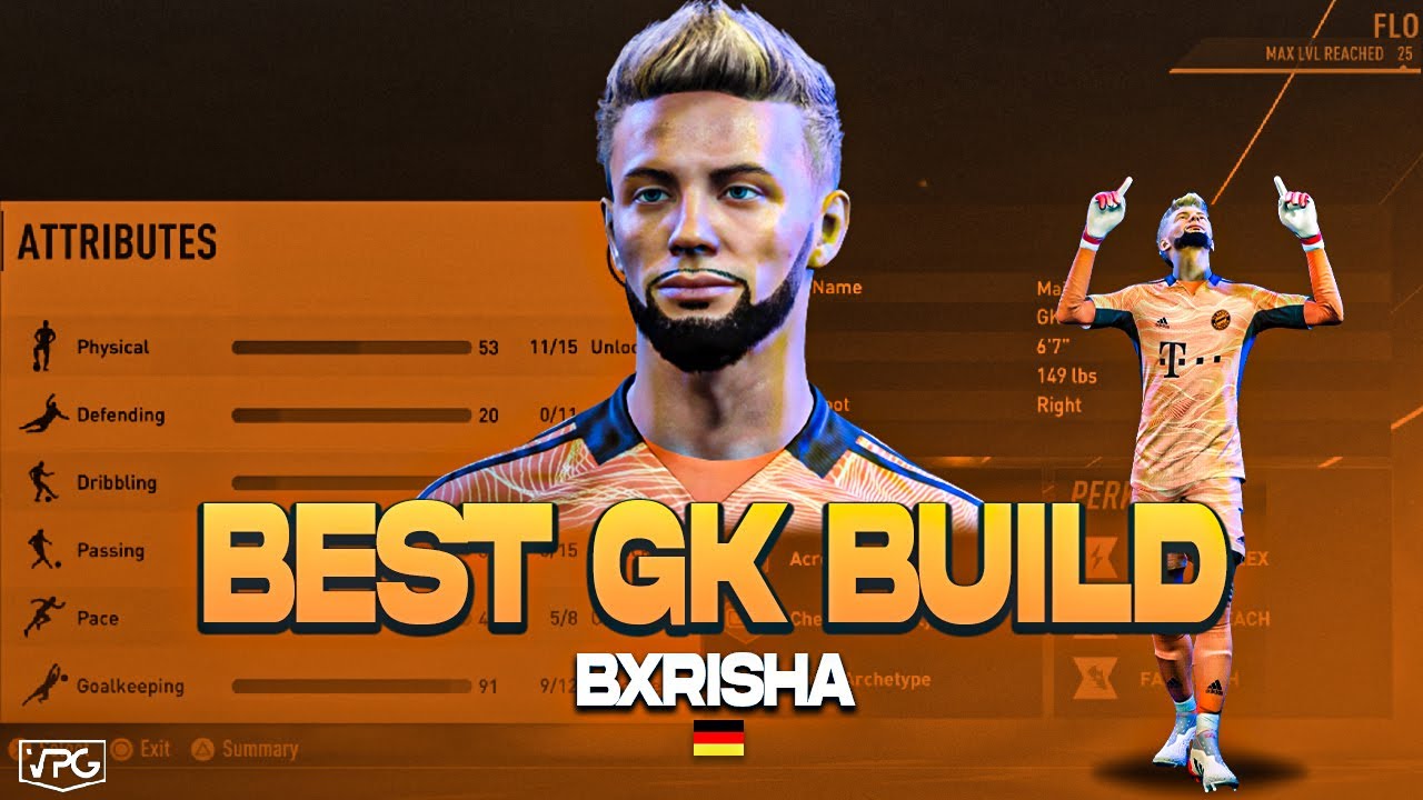 THE BEST GOALKEEPER BUILD ON FIFA 22 11v11 PRO CLUBS YouTube