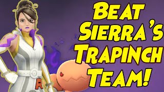 How to Beat SIERRA New Trapinch Team in Pokemon GO!