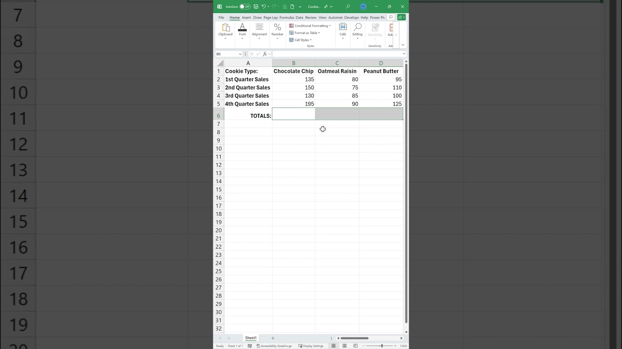 AutoSum Multiple Excel Columns - The TRICK You Didn’t Know 
