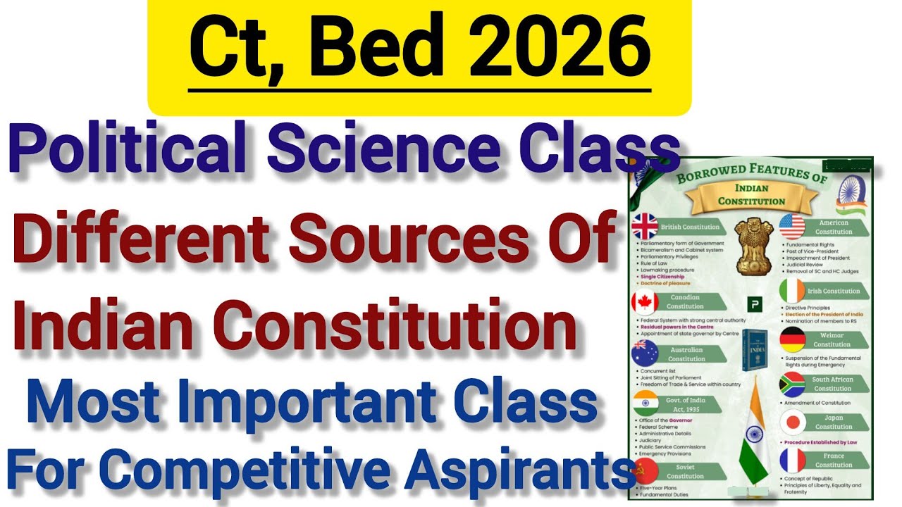 🛑Различные источники индийской конституции🛑 || Курс политологии для подготовки к экзамену CT, BEC...