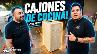 Haciendo los cajones de la cocina con Mich! | Camperizando Una Van Ep. 19