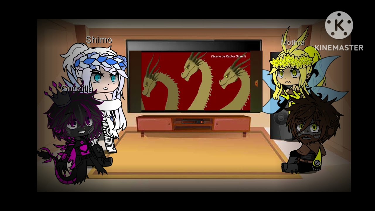 Kaijus reaccionan a Ghidorah vs Hakaishin Godzilla by @jimbocc1291