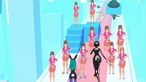 Makeover Run - All Level walkthrough Gameplay (Level 29-30) Android/iOS #makeover #makeup #girlkiss