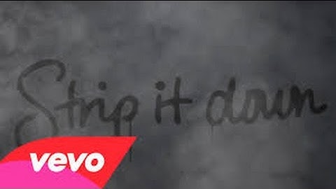 Luke Bryan - Strip It Down (Lyric Video)
