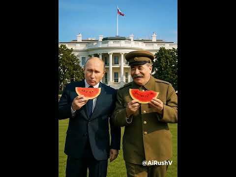 Putin and Stalin have taken over the White House! 🇷🇺 Parallel universe powered by AI.