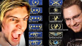 xQc and ohnePixel Take On All Counter Strike 2 Ranks screenshot 3