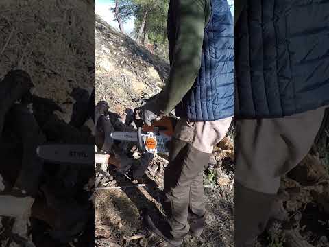 Εκκίνηση αλυσοπρίονο STIHL