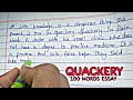 Quackery||100 Words Essay||English||@CBSEEDUCATE